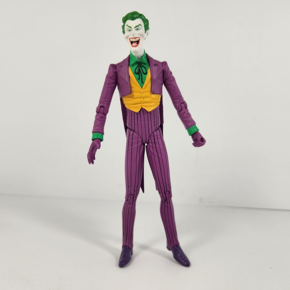 DC Comics The Joker Action Figure Purple Pinstripe Suit 7 Inch Articulated